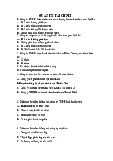 Nghiệp vụ và Câu hỏi Trắc nghiệm Môn Quản trị tài chính | Trường Cao đẳng Du lịch Sài Gòn