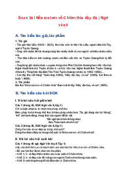 Soạn bài Nếu mai em về Chiêm Hóa đầy đủ | Ngữ văn 8 Bài 2: Thơ sáu chữ, bảy chữ sách Cánh Diều