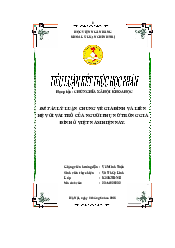 Đề Tài: Lý Luận Chung Về Gia Đình Và Liên hệ Với Vai Trò Của Người Phụ Nữ Trong Gia Đình Ở Việt Nam Hiện Nay | CNXHKH