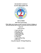 Nghiên cứu ảnh hưởng văn hóa Gen Z đến hành vi tiêu dùng smartphone Samsung | Môn Hành vi người tiêu dùng - Đại học Kinh Tế Quốc Dân