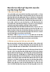 Mua sắm trực tiếp là gì? Quy trình mua sắm trực tiếp trong đấu thầu