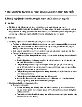 Nghị luận tình thương là hạnh phúc của con người hay nhất | Ngữ văn 9