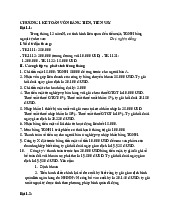Bài Tập Kế Toán Tài Chính, Vốn, Dịch Vụ | Môn Kế toán tài chính doanh nghiệp - Đại học Mỏ – Địa chất