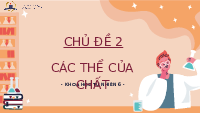 Giáo án điện tử Khoa học tự nhiên 6 bài 8 Chân trời sáng tạo : ự đa dạng của các thể cơ bản của chất. Tính chất của chất