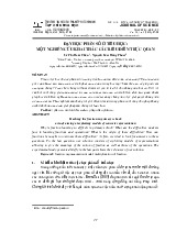 Tạp chí Khoa học - Dạy học phân số ở Tiểu học: Một nghiên cứu khai thác các biểu diễn trực quan