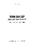Tài liệu toán cao cấp cho các nhà kinh tế - Toán cao cấp c2 | Trường Đại Học Duy Tân