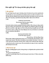 Đảo ngữ là gì? Tác dụng của biện pháp đảo ngữ - Ngữ văn 8