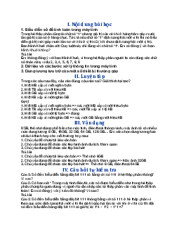 Tin học 6 bài 5 Dữ liệu trong máy tính | Cánh Diều