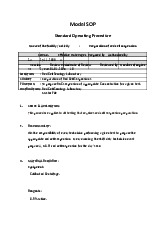 Model SOP Standard Operating Procedure môn Accounting principle | Học viện Nông nghiệp Việt Nam