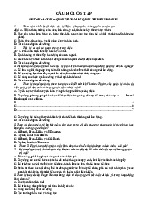 Câu hỏi ôn tập Chương 1 - 5 môn Tâm lý học quản trị kinh doanh | Học viện Công Nghệ Bưu Chính Viễn Thông
