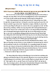 Đề cương môn Lịch sử Đảng cộng sản Việt Nam - Trường Đại học Khoa học xã hội và nhân văn , Đại học quốc gia Thành phố Hồ Chí Minh.