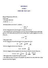 Dạng bài tính giá trị của biểu thức - Ôn hè Toán 7 lên 8