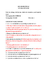 Bộ 235 câu hỏi tự luận ôn tập môn Luật hình sự