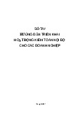 Sổ tay hướng dẫn kiểm toán nội bộ doanh nghiệp - Kiểm soát và quản trị môn Kiểm toán | Học viện Ngân hàng