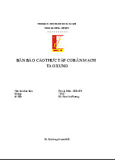 Báo cáo thực tập: Thiết kế và Lắp ráp Mạch Tạo Xung Mạch Đa HàI | Thực tập cơ bản | Trường Đại học Bách khoa Hà Nội