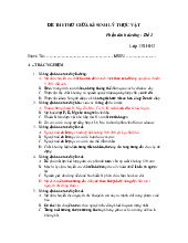 Đề thi thử học phần Sinh lý thực vật năm 2024 - 2025 | Trường Đại học Khoa học tự nhiên, Đại học Quốc gia Thành phố Hồ Chí Minh