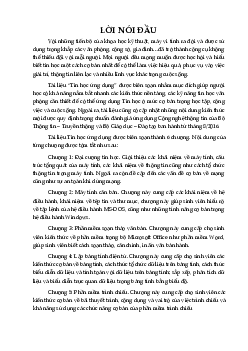 Lý thuyết môn Tin học ứng dụng