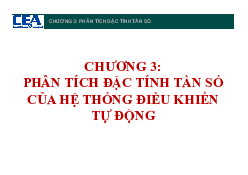 Chương 3: Đặc tính tần số môn Lý thuyết mạch | Đại học Bách Khoa, Đại học Đà Nẵng
