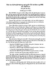 Rào cản kỹ thuật thương mại quốc tế đối với lĩnh vực PPE của Việt Nam | Đại học Thái Nguyên