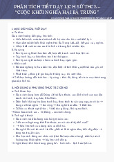 Tập san Lịch sử. Phân tích tiết dạy