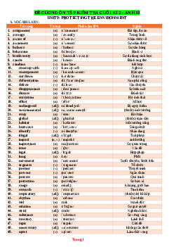 Đề cương ôn tập HK2 môn Tiếng Anh 10 global success năm học 2023-2024 (có đáp án)