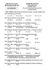 Đề giữa học kì 2 Toán 7 năm 2024 – 2025 trường THCS Nguyễn Huệ – BR VT có đáp án