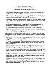 Một số chủ đề thi ôn tập môn Kinh tế chính trị | Trường đại học Mở Hà Nội