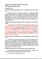 Nội dung ôn tập tự luận - Chủ nghĩa xã hội khoa học | Học viện Chính sách và Phát triển