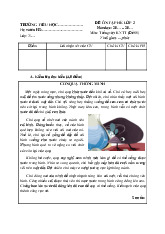 Bài tập hè lớp 2 lên lớp 3 môn Tiếng Việt Kết nối tri thức - Đề 6