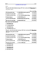 BÀI TỔNG ÔN THI NLKT - Tài liệu ôn tập môn Kế toán VLU | Đại học Văn Lang