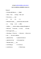 Bài tập trắc nghiệm Gerund và Infinitive phần 1 - English| Đại học công nghê Sài Gòn