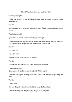 Giải KHTN Lớp 6 Bài 3: Đo chiều dài, khối lượng và thời gian | Cánh diều