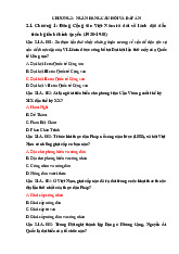 Trắc nghiệm lịch sử đảng Chương 1-2: Ngân hàng câu hỏi và đáp án