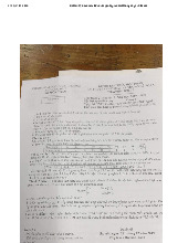 Đề thi các năm trước môn Xác suất thống kê| Trường Đại học Ngoại Thương