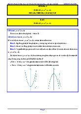Các dạng bài tập hàm số y = ax2 (a ≠ 0) và phương trình bậc hai một ẩn Toán 9 KNTTVCS