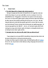 Tim cook - Môn quản trị học - Đại Học Kinh Tế - Đại học Đà Nẵng