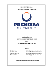 báo cáo môn lập trình thiết bị di động