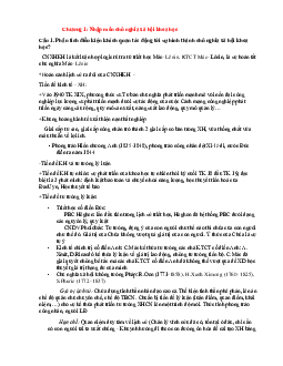 Trọn bộ đề cương ôn tập chủ nghĩa xã hội khoa học( có đáp án) | Đại học Kinh tế kỹ thuật công nghiệp