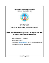 Phát triển kinh tế tư nhân ở Việt Nam dựa trên quan điểm của Đảng về kinh tế tư nhân tại Đại hội XII | Bài tập lớn môn Lịch sử đảng cộng sản Việt Nam