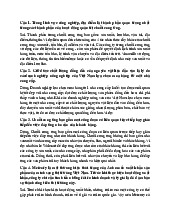 Tổng hợp câu hỏi đúng sai Môn Quản trị chuỗi cung ứng quốc tế | Đại học Kinh Tế Quốc Dân