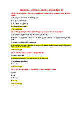 Câu hỏi trắc nghiệm về tài chính - Tiền tệ | Trường Đại học Thương Mại