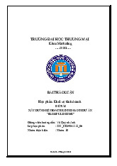 Kế Hoạch Kinh Doanh Dự Án "Blissful Decor" | Bài thảo luận khởi sự kinh doanh