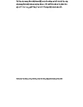 Tóm tắt Tài chính doanh nghiệp - Corporate Finance Notes for Course FN101