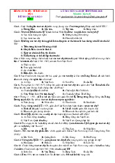 Đề luyện thi tốt nghiệp THPT môn Lịch Sử 2025 bám sát minh họa giải chi tiết-Đề 17