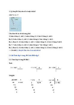Bài 38: Toán lớp 4 trang 88 Chia cho số có một chữ số Cánh diều