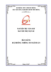 Bài giảng môn Hệ thống Thông tin trong Kế toán | Học viện Công Nghệ Bưu Chính Viễn Thông