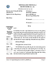 Bài Thi Học Phần: Tư Tưởng Hồ Chí Minh (Mã 18) | Trường Đại học Thương Mại