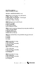 Tổng hợp 100 Câu trắc nghiệm Cấu trúc máy tính - Kinh tế đại cương | Trường Đại học Khoa học Tự nhiên, Đại học Quốc gia Thành phố Hồ Chí Minh