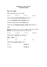 Đề thi học kỳ 1 môn Toán lớp 3 năm học 2024 - 2025 | Bộ sách Kết nối tri thức