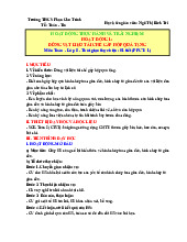 Hoạt động thực hành và trải nghiệm 1: Dùng vật liệu tái chế gấp hộp quà tặng môn Toán lớp 8